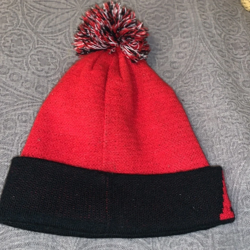 Atlanta Falcons Cuffed Knit Hat with Pom - Picture 3 of 4